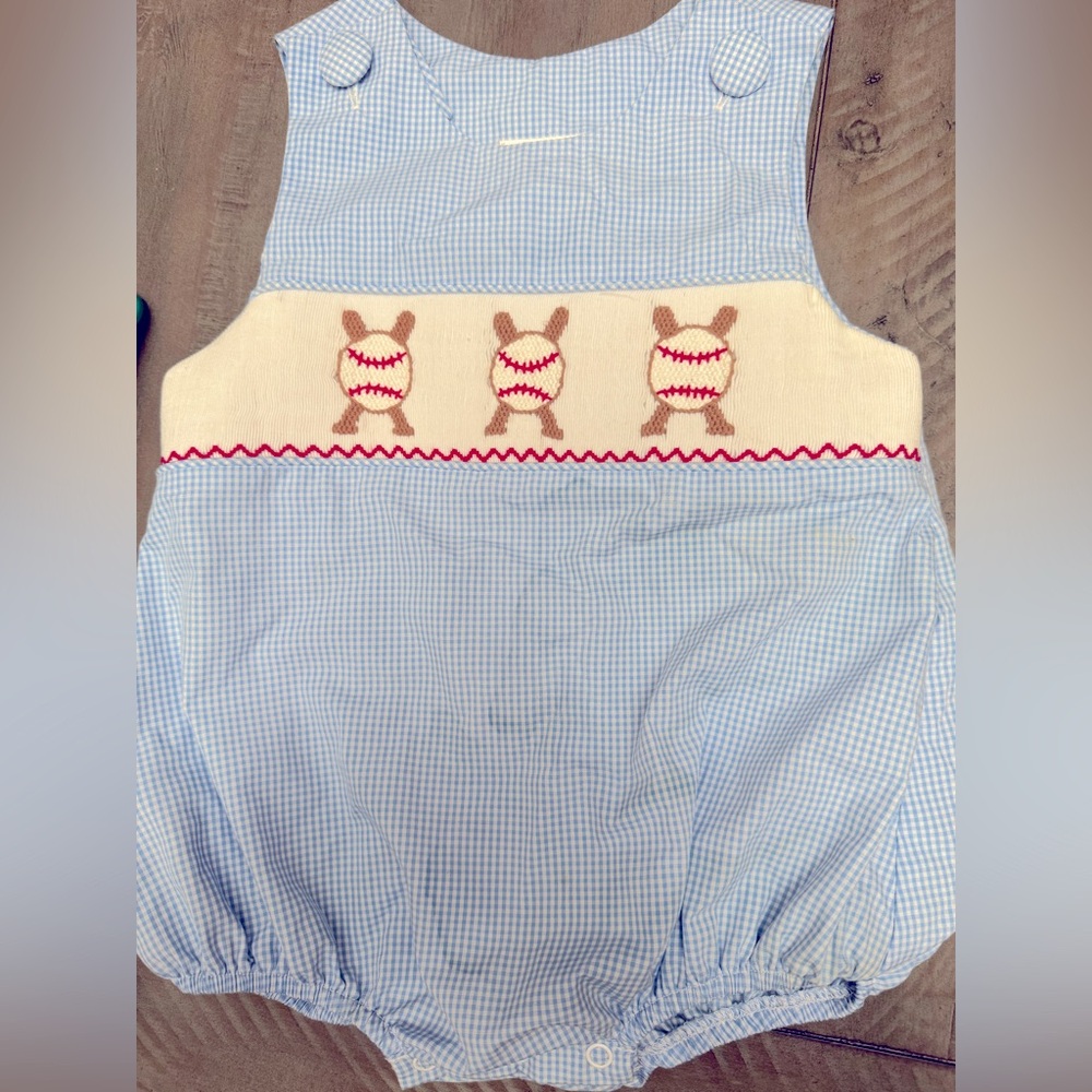 Stitchy Fish boys baseball bubble